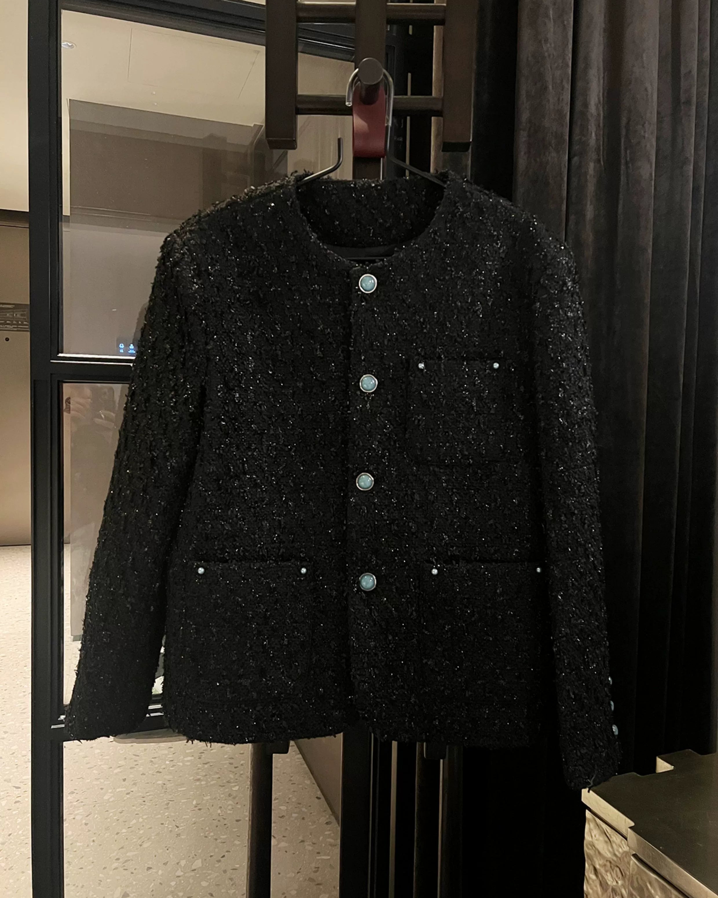 ラメツイードカーデジャケット Ot30046