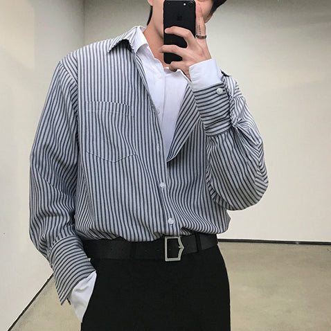 ドッキングストライプシャツ Ot5261