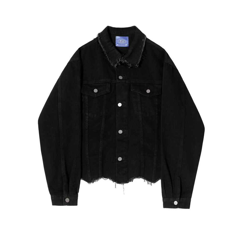 クロップドカットオフデニムジャケット Ot4665
