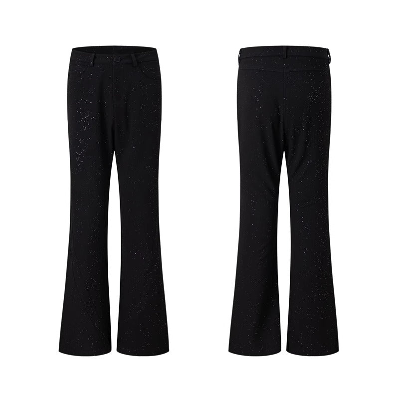 ラメスリムフレアパンツ Ot11717