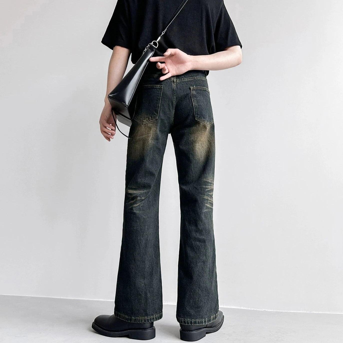 モダンウォッシュフレアデニム Ot4714