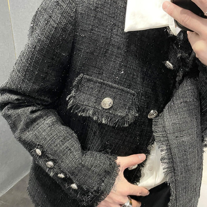 アイドルラグジュアリーツイードジャケット Ot4776