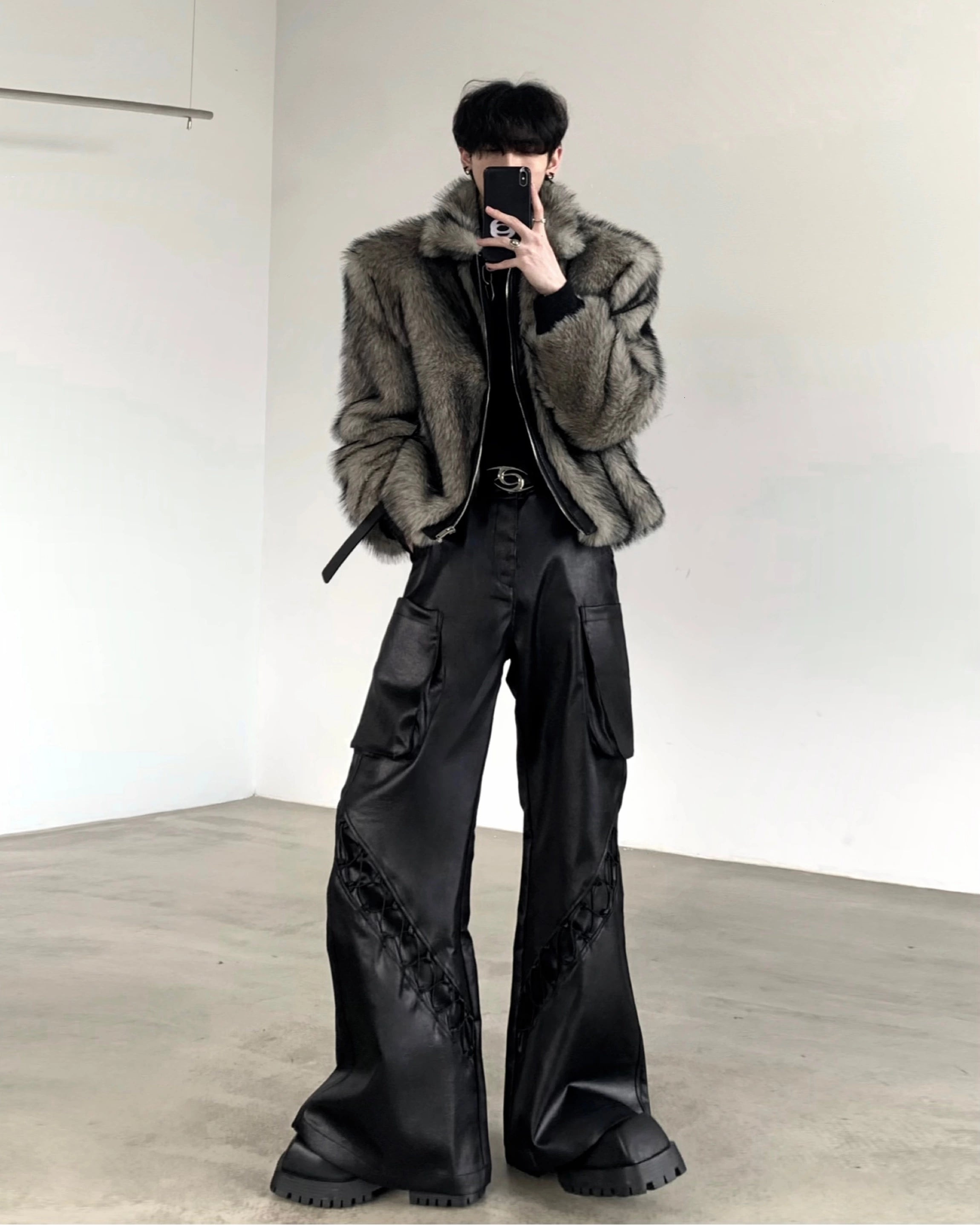 レトロファーショートジャケット Ot30036