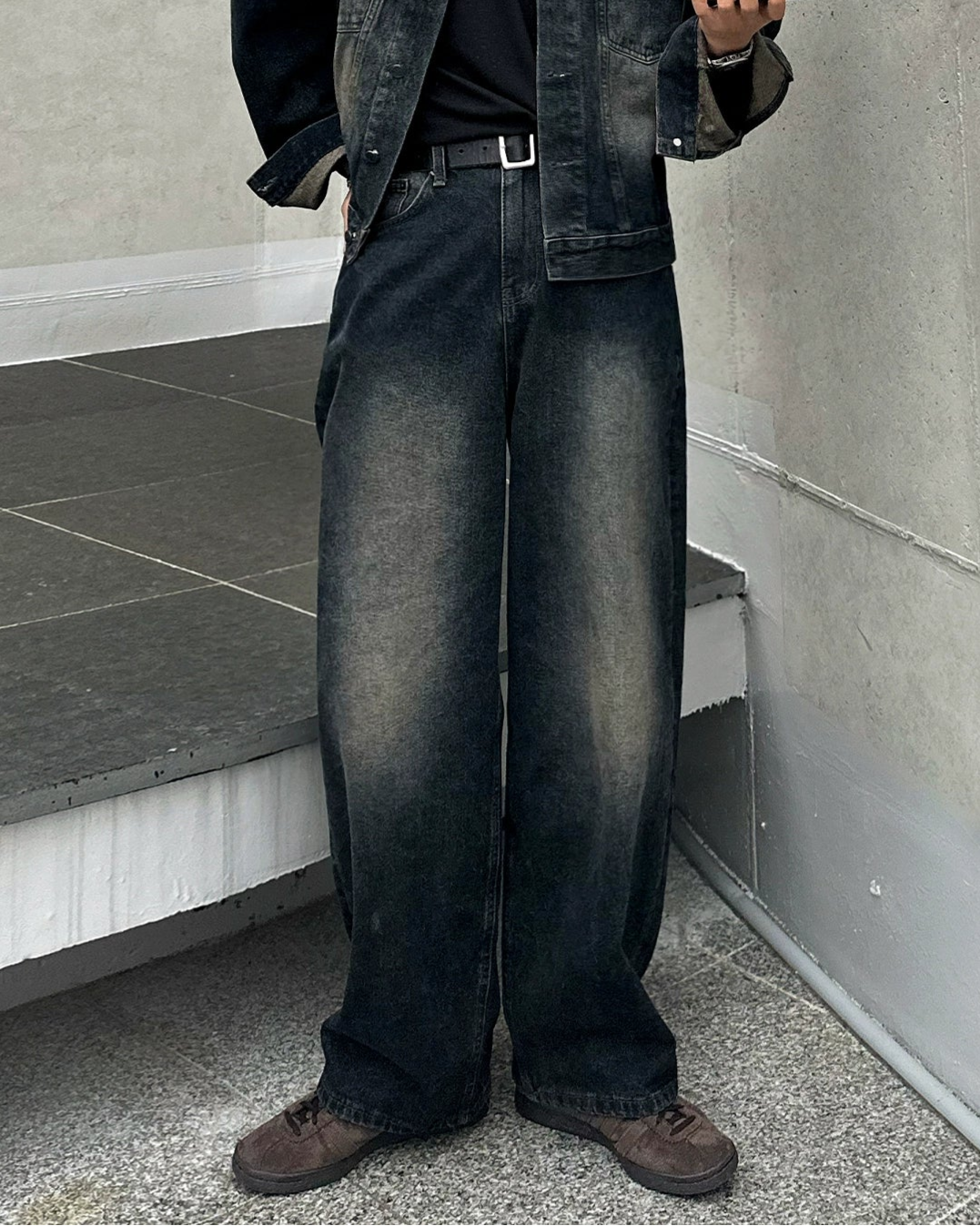 ブルーストレートデニムパンツ Ot11722