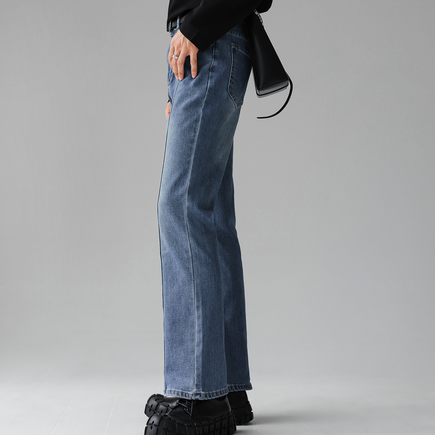 センタープレススリットデニム Ot2863