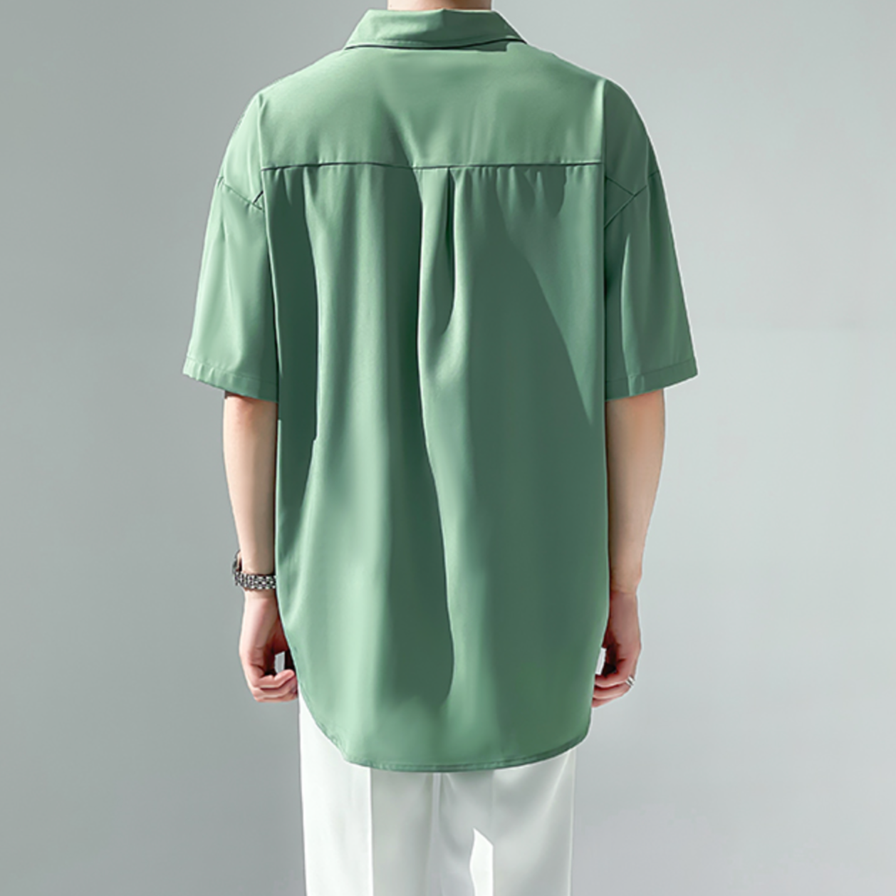 【再販売】シンプルシフォンサマーシャツ Ot20049