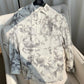 flower design drape shirt Ot5208