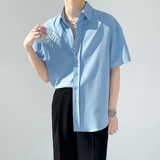 【再販売】シンプルシフォンサマーシャツ Ot20049