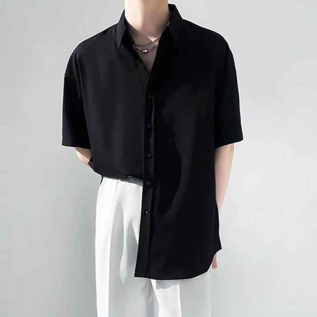 【再販売】シンプルシフォンサマーシャツ Ot20049