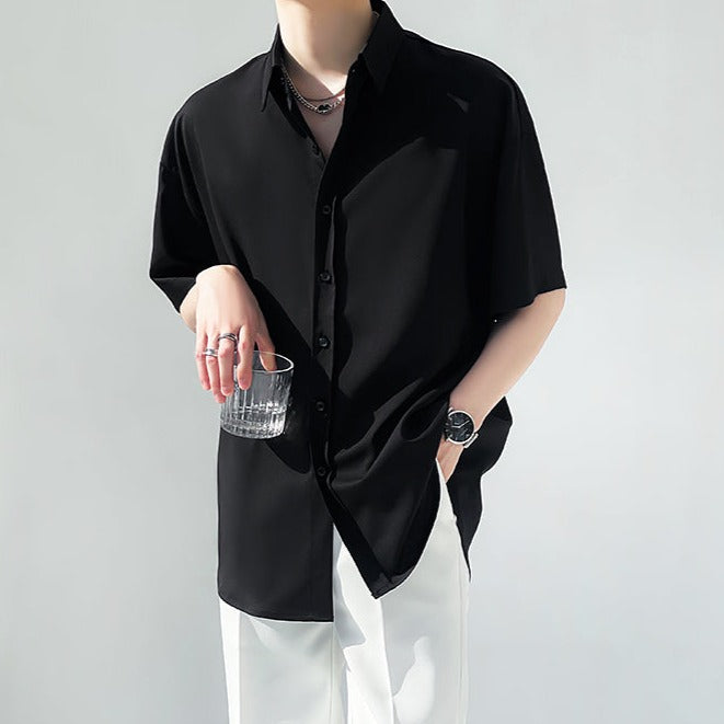 【再販売】シンプルシフォンサマーシャツ Ot20049