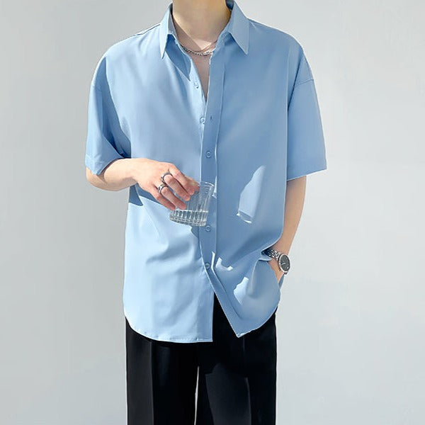 【再販売】シンプルシフォンサマーシャツ Ot20049