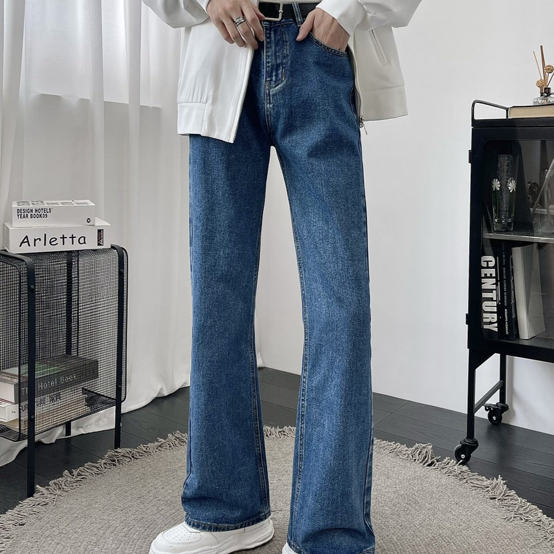 スタイリッシュシンプルフレアデニム Ot5193