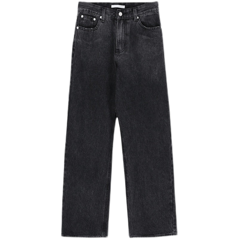 korean mode gray denim Ot5057