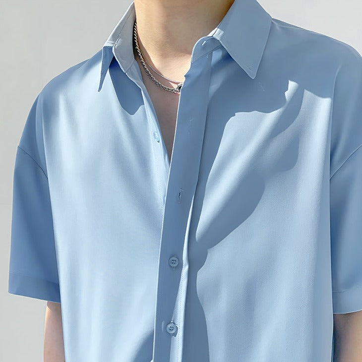 【再販売】シンプルシフォンサマーシャツ Ot20049