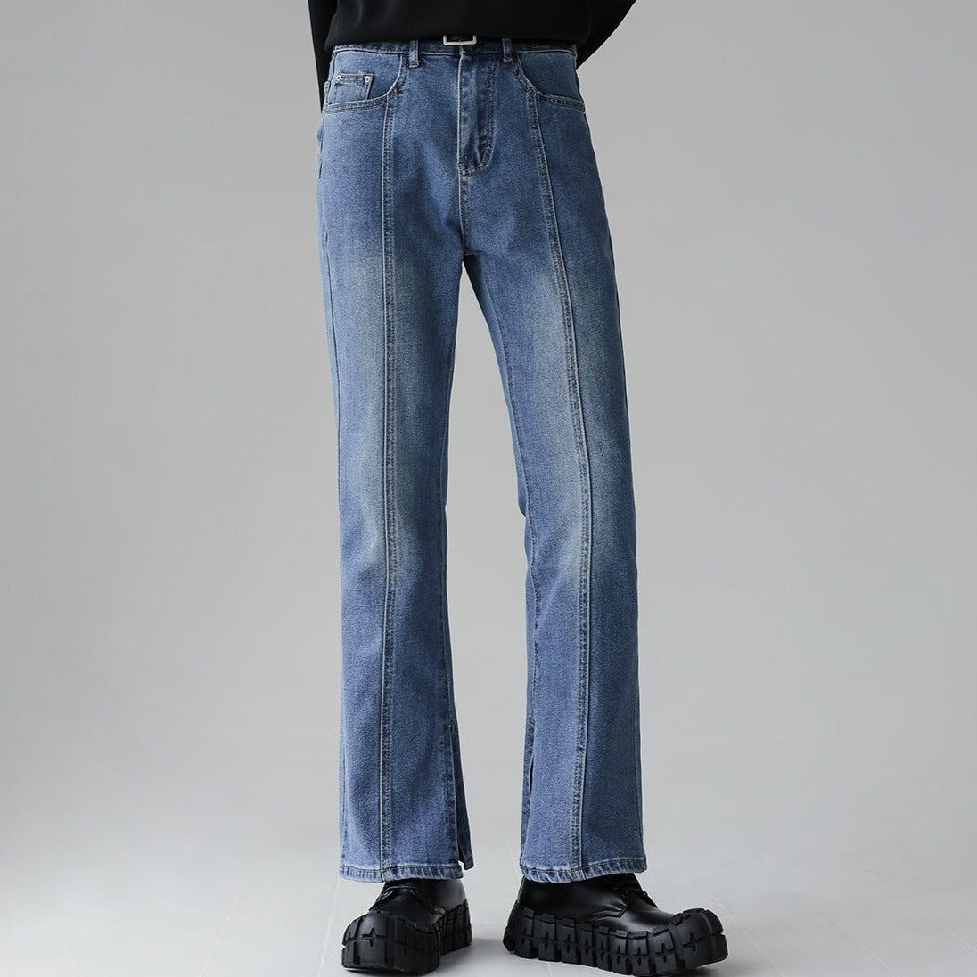 センタープレススリットデニム Ot2863