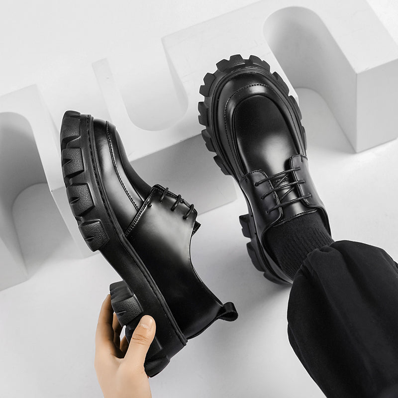 lether high sole shoes Ot5283