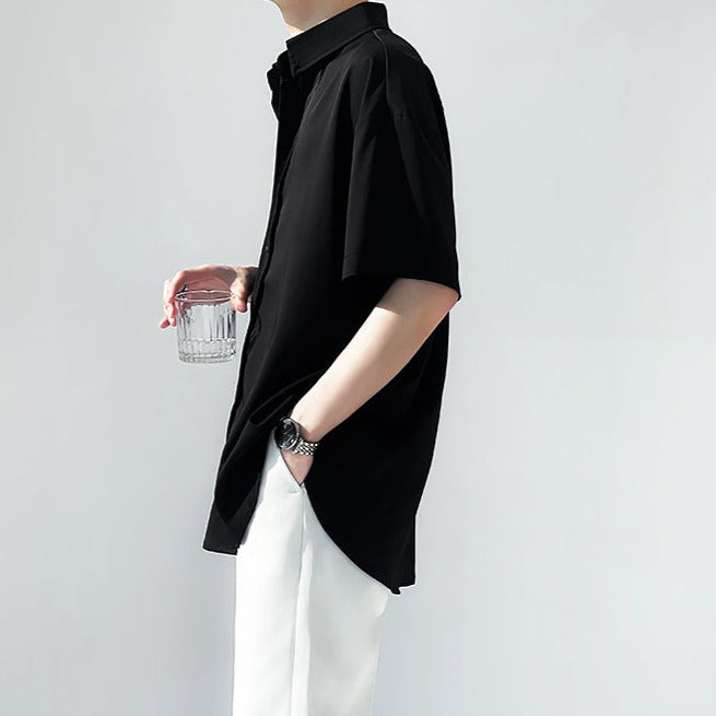 【再販売】シンプルシフォンサマーシャツ Ot20049