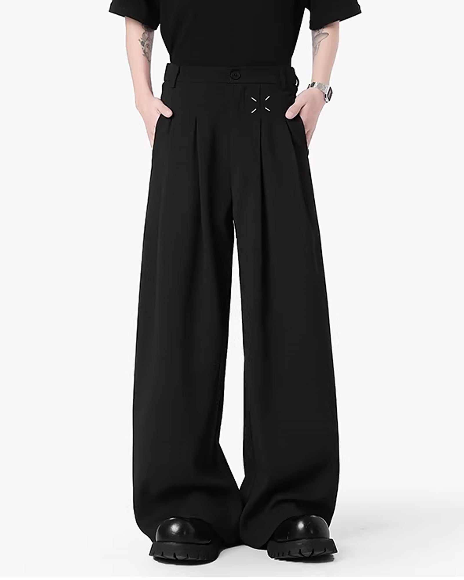 ルーズドレープタックワイドスラックス Ot11735