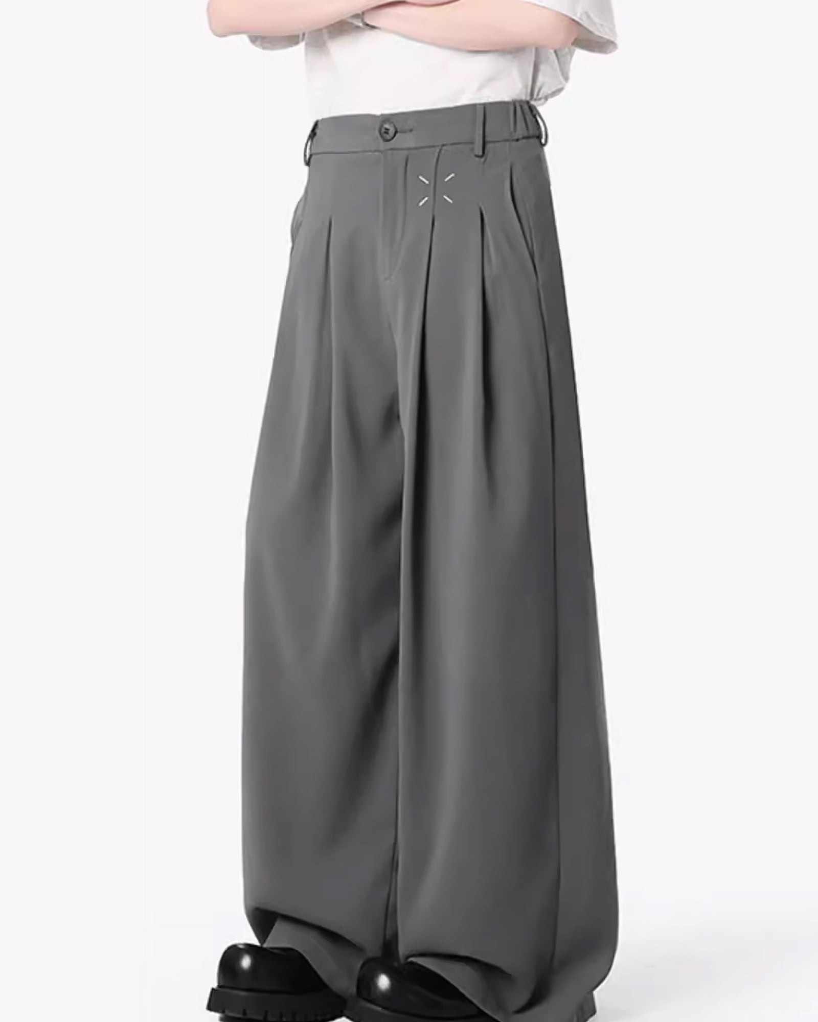 ルーズドレープタックワイドスラックス Ot11735