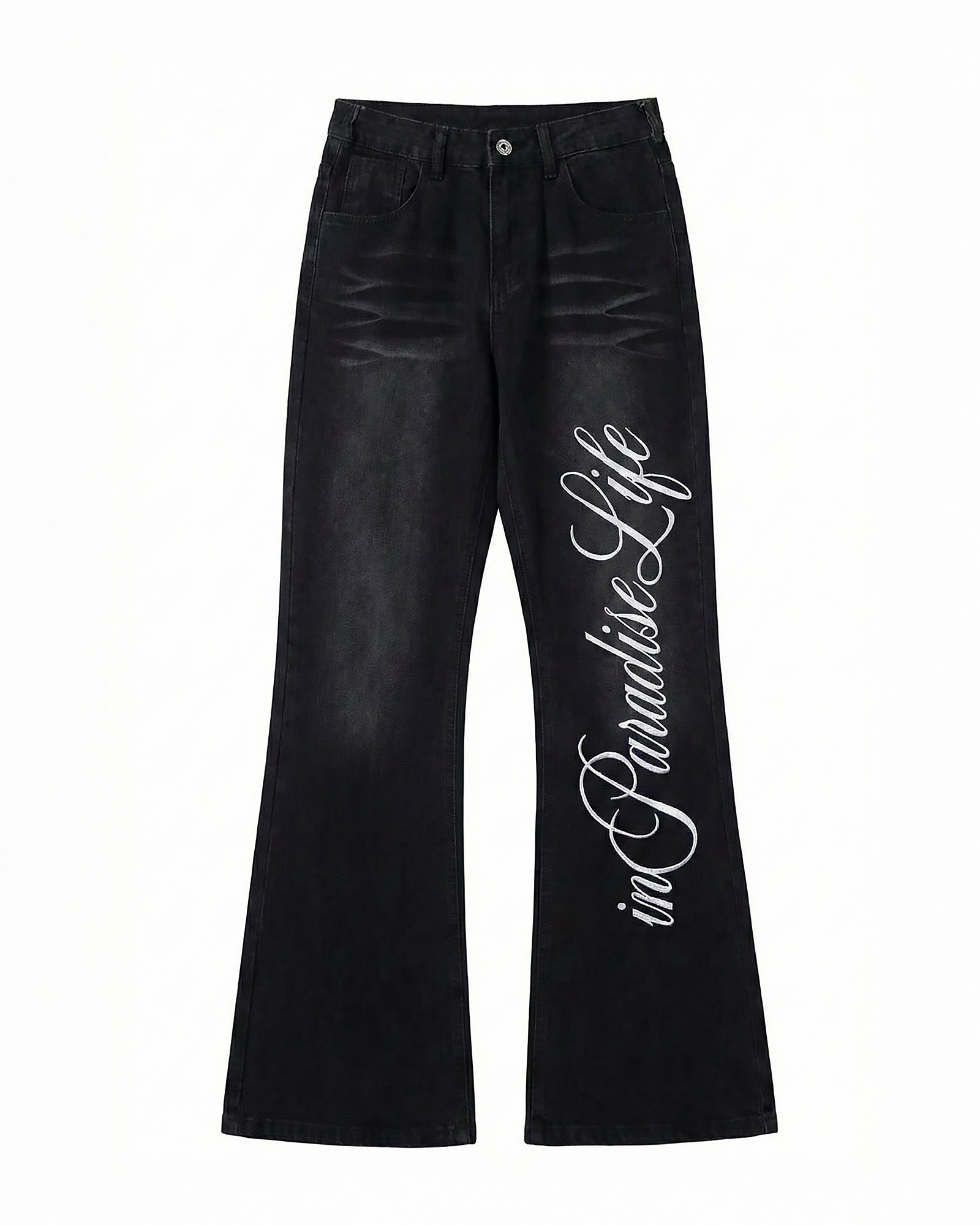 レタリングロゴフレアデニム Ot11736