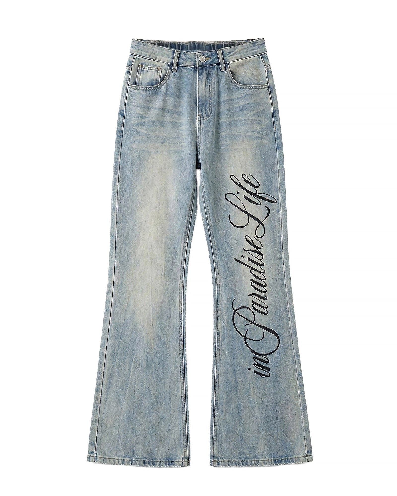 レタリングロゴフレアデニム Ot11736