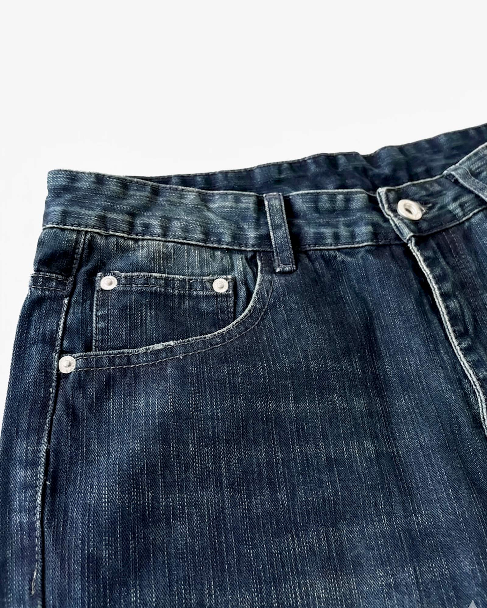 ブーツカットデニム フレアパンツ ヴィンテージ加工 カットオフヴィンテージフレアデニム Ot11746