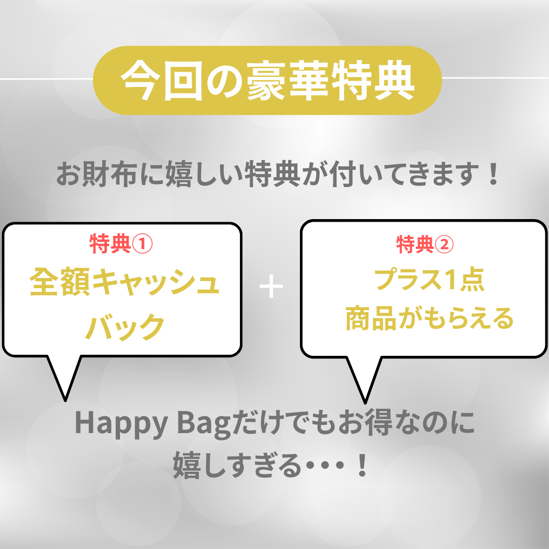 【再販売】AW HAPPYBAG