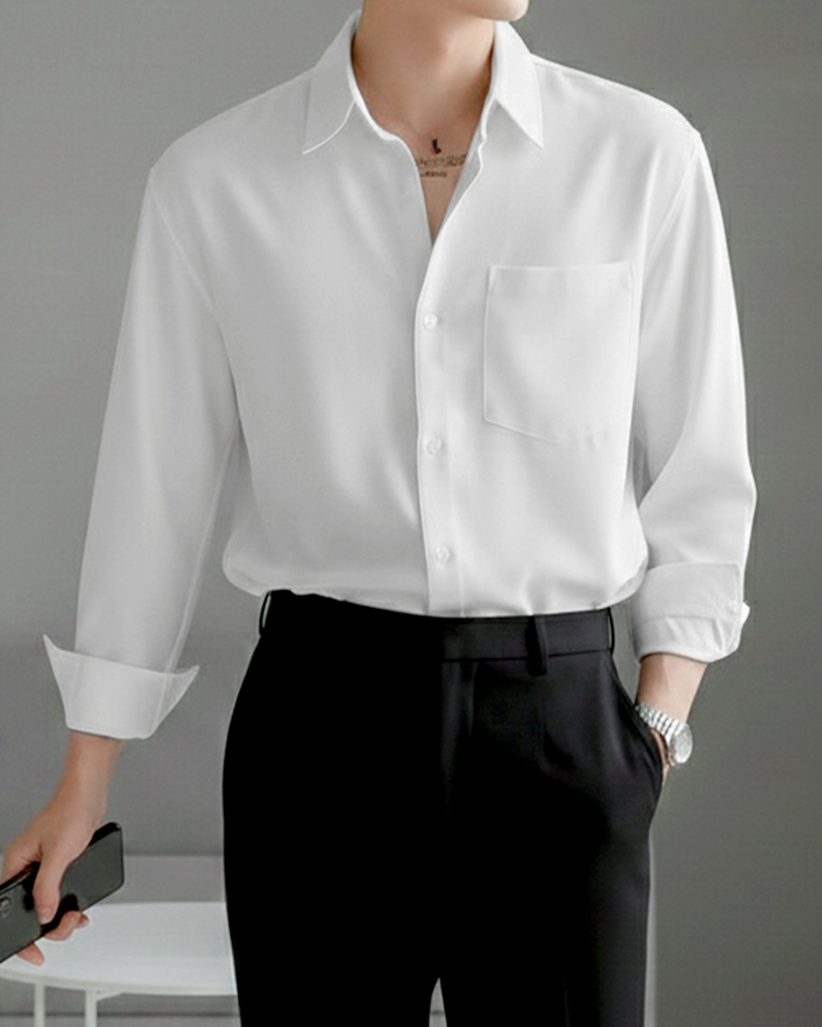 エッセンシャルベーシックシャツ Ot20140