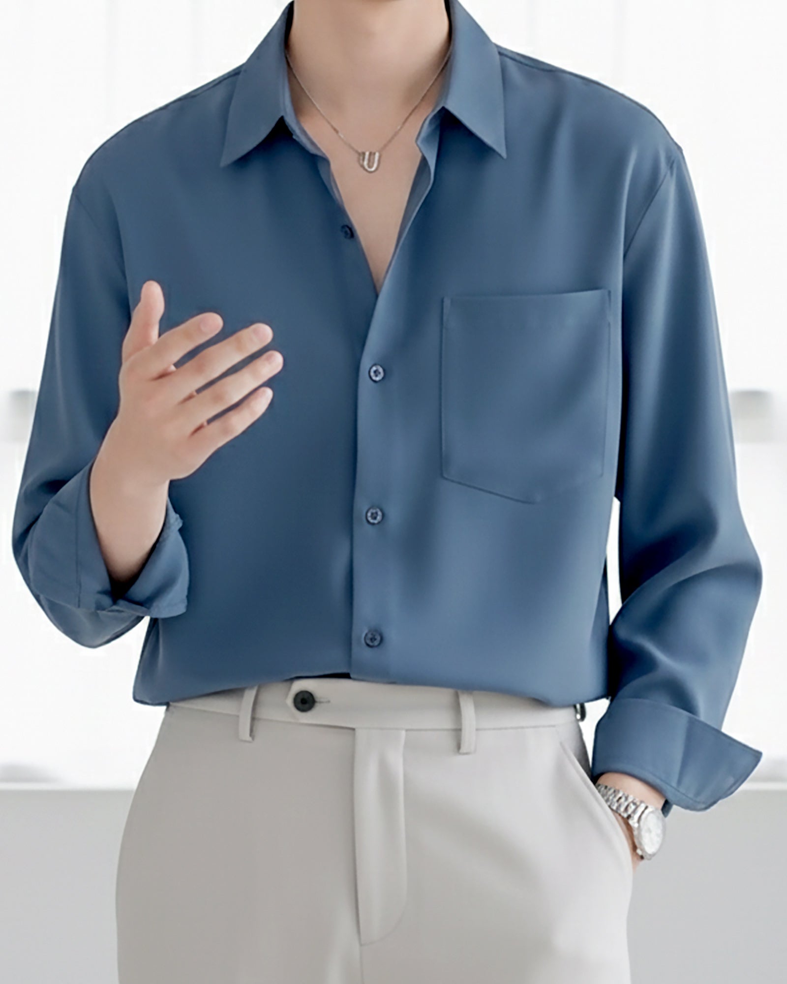 エッセンシャルベーシックシャツ Ot20140