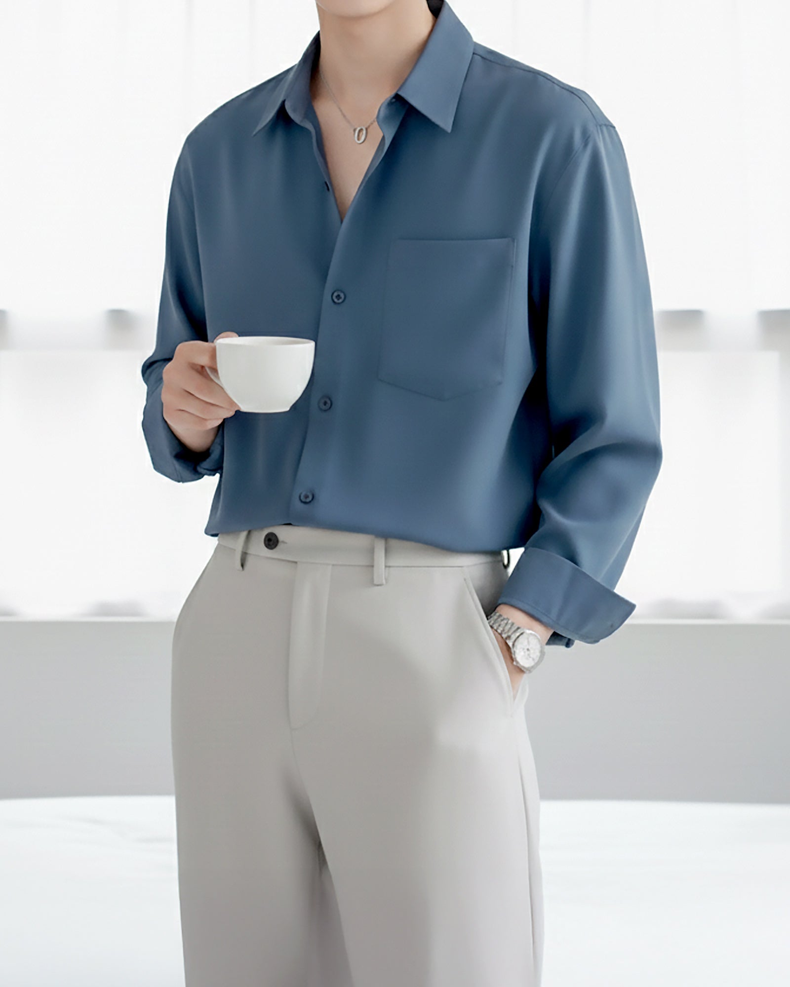 エッセンシャルベーシックシャツ Ot20140