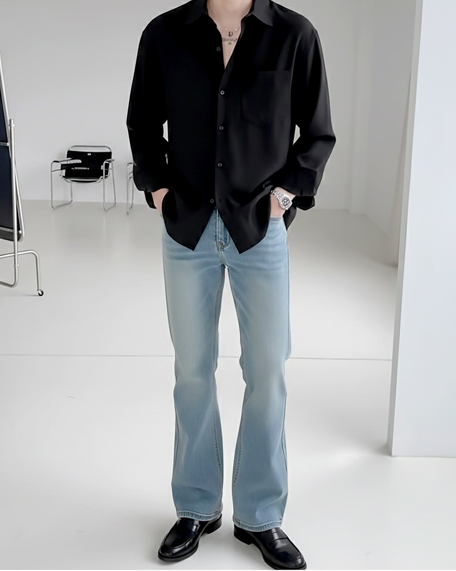 エッセンシャルベーシックシャツ Ot20140