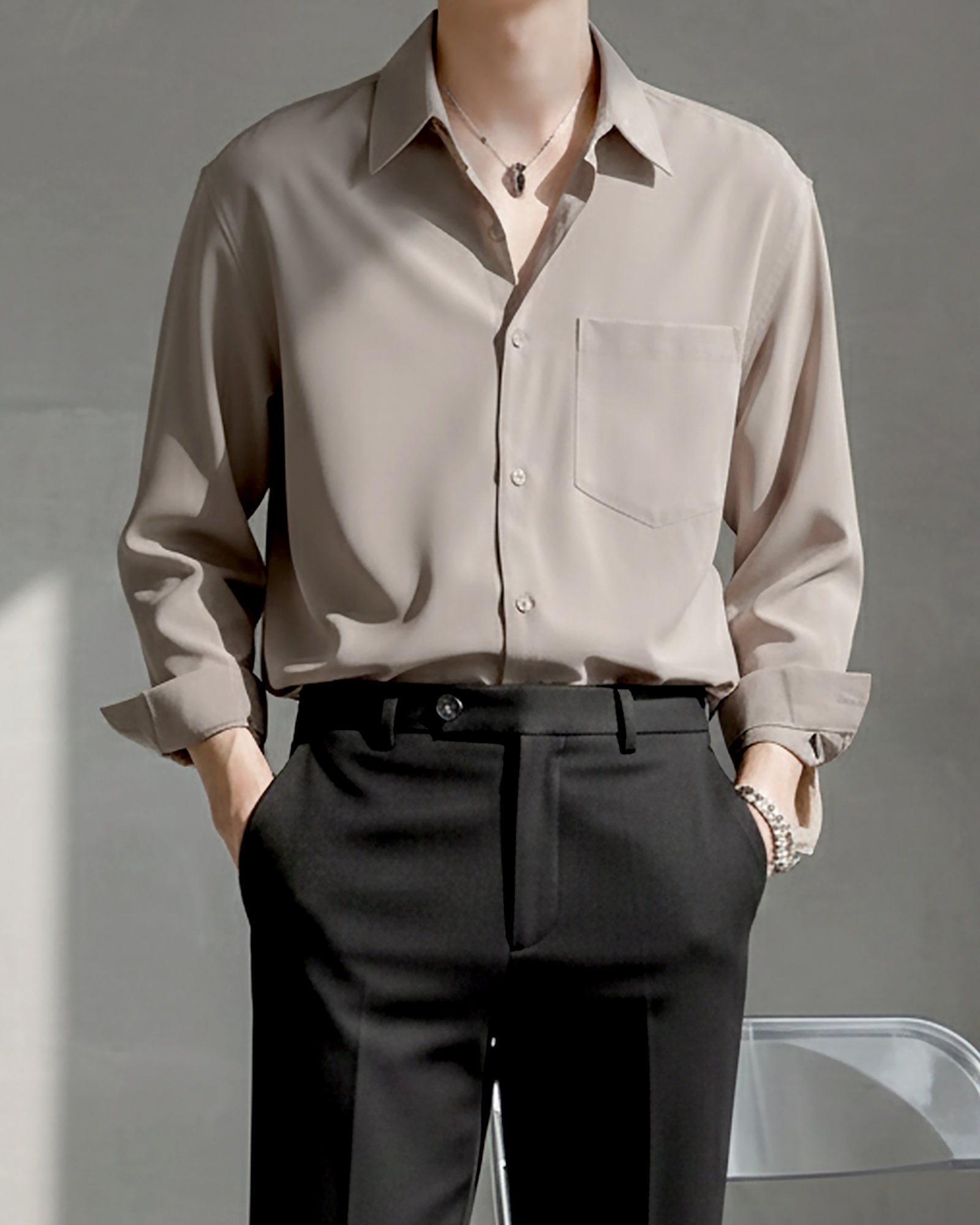 エッセンシャルベーシックシャツ Ot20140