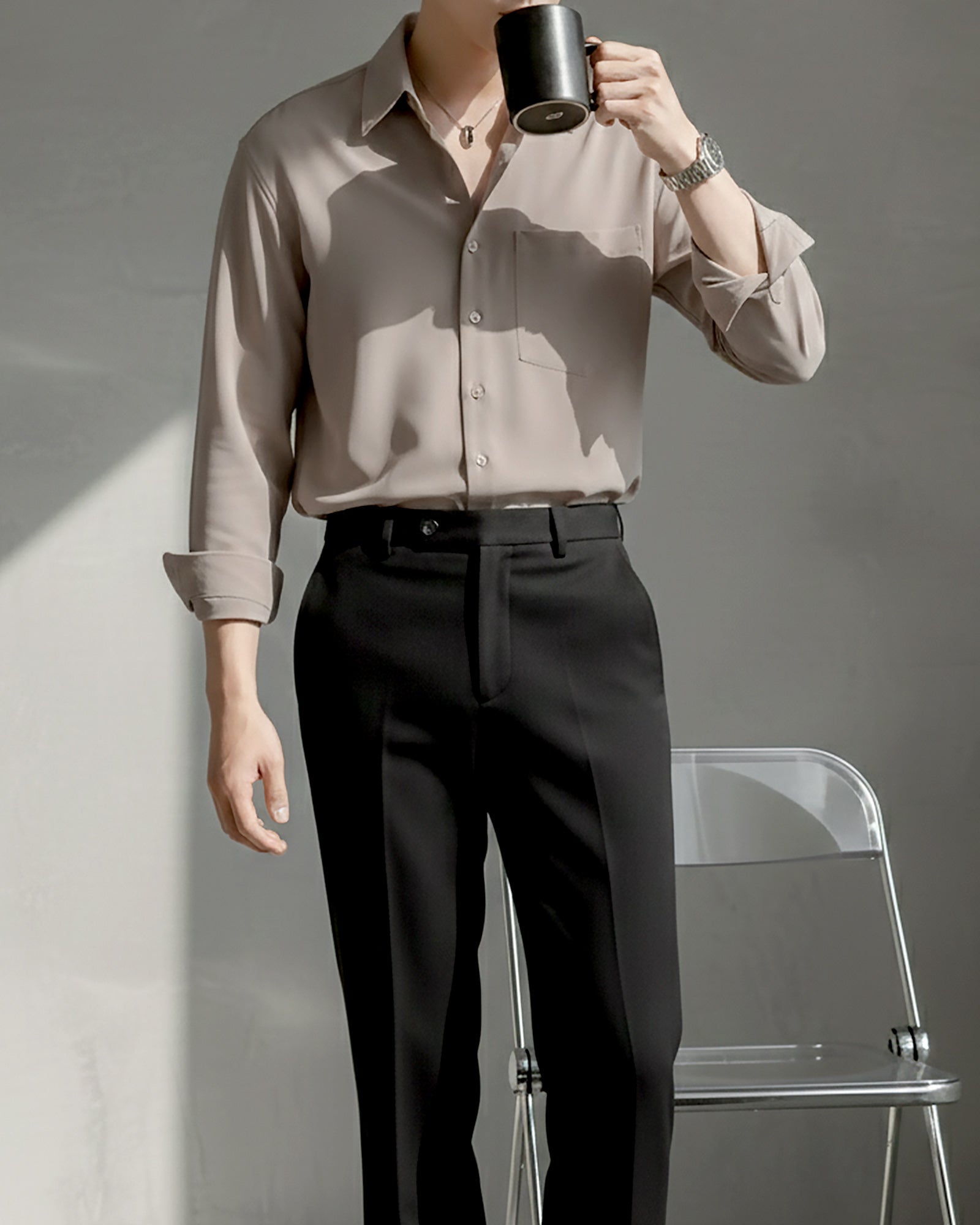 エッセンシャルベーシックシャツ Ot20140