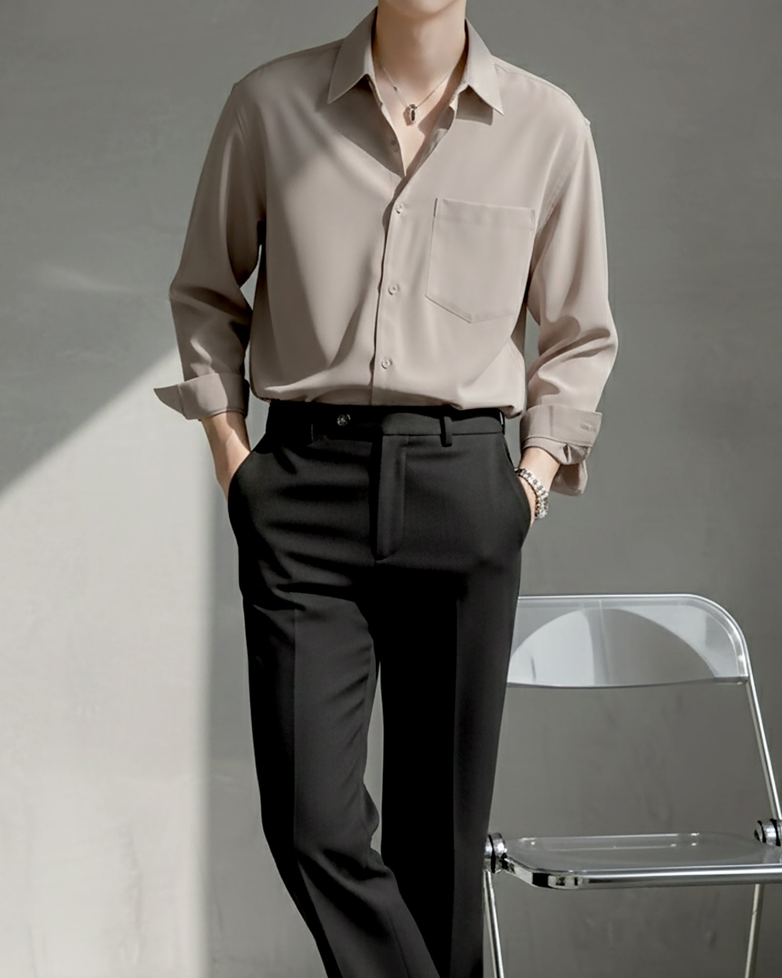 エッセンシャルベーシックシャツ Ot20140