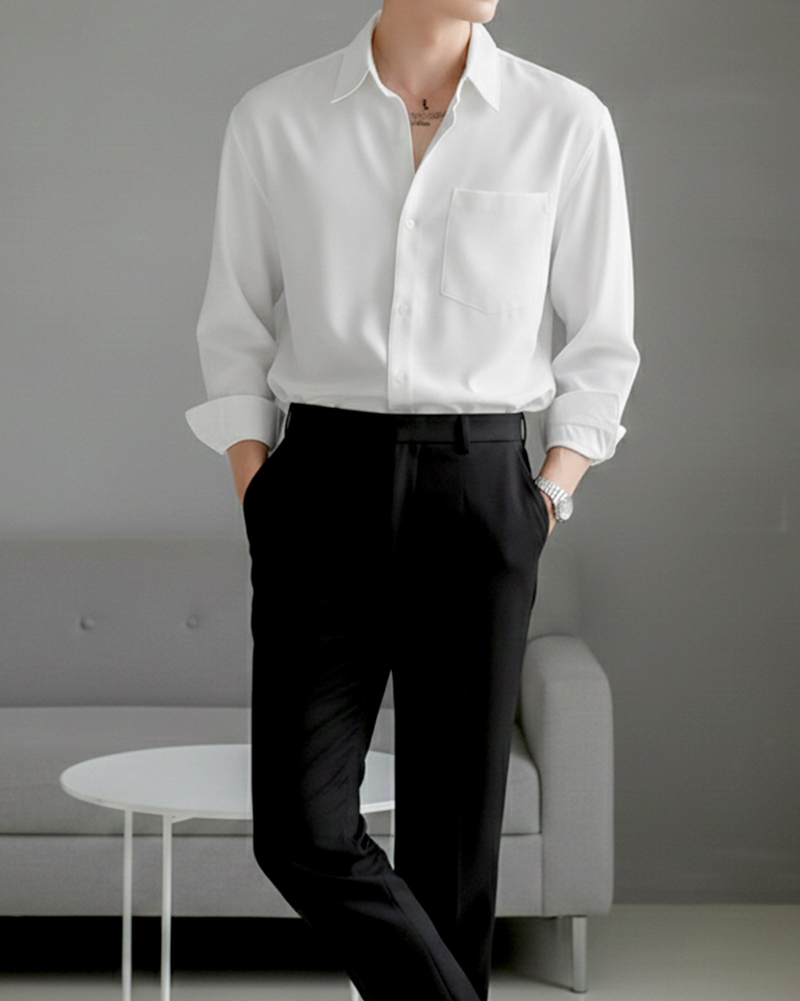 エッセンシャルベーシックシャツ Ot20140