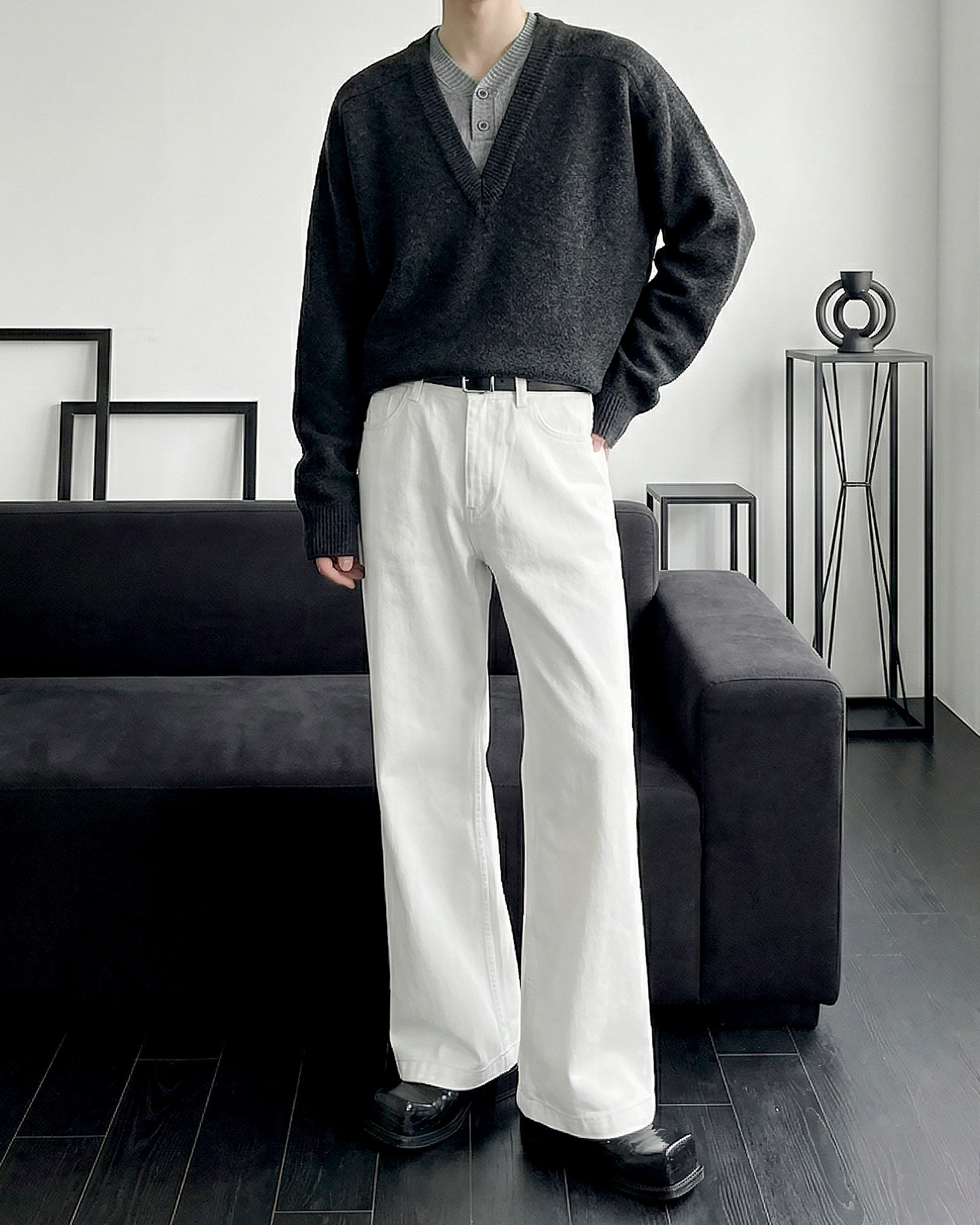 クラシックレイヤードニット Ot20146