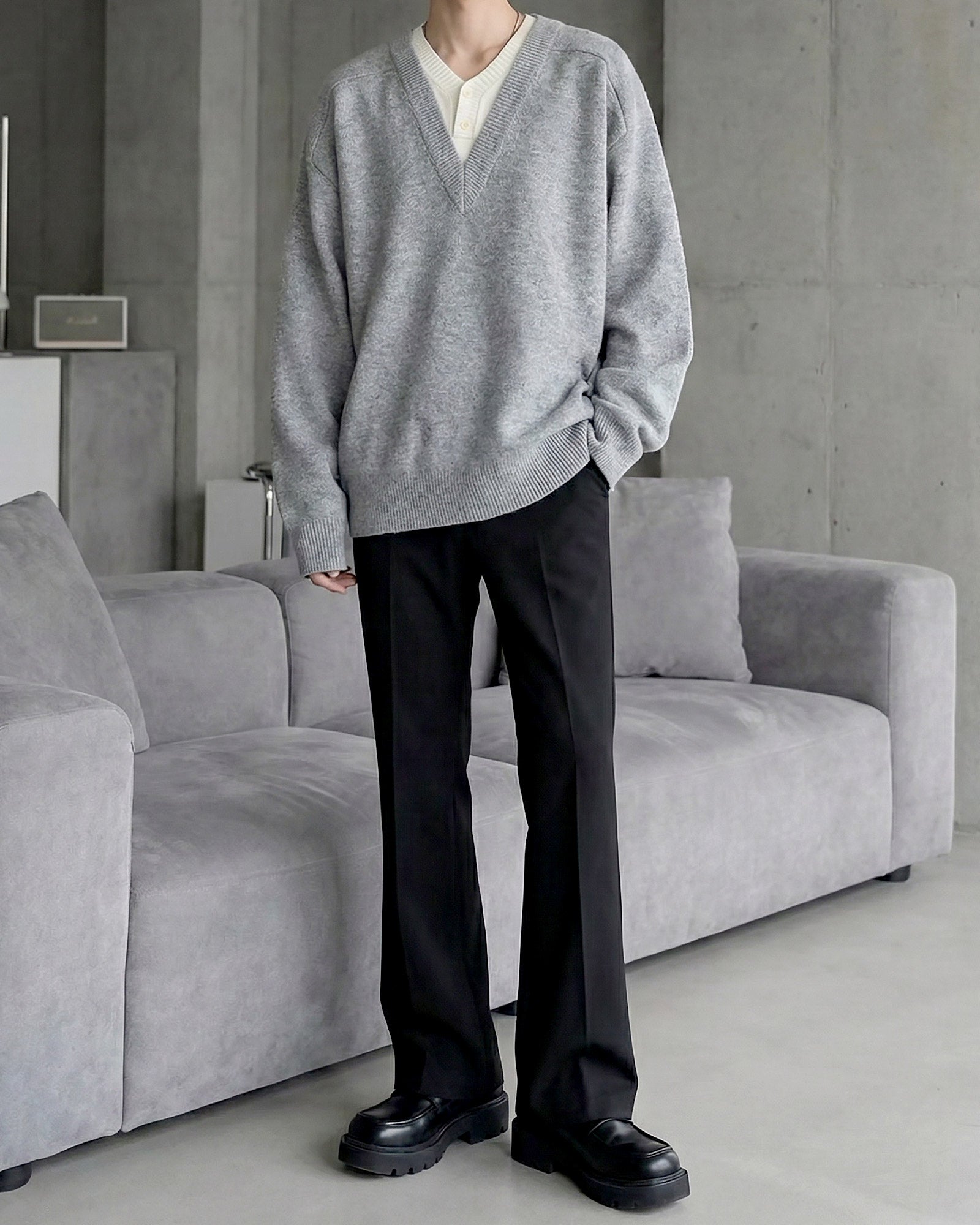 クラシックレイヤードニット Ot20146