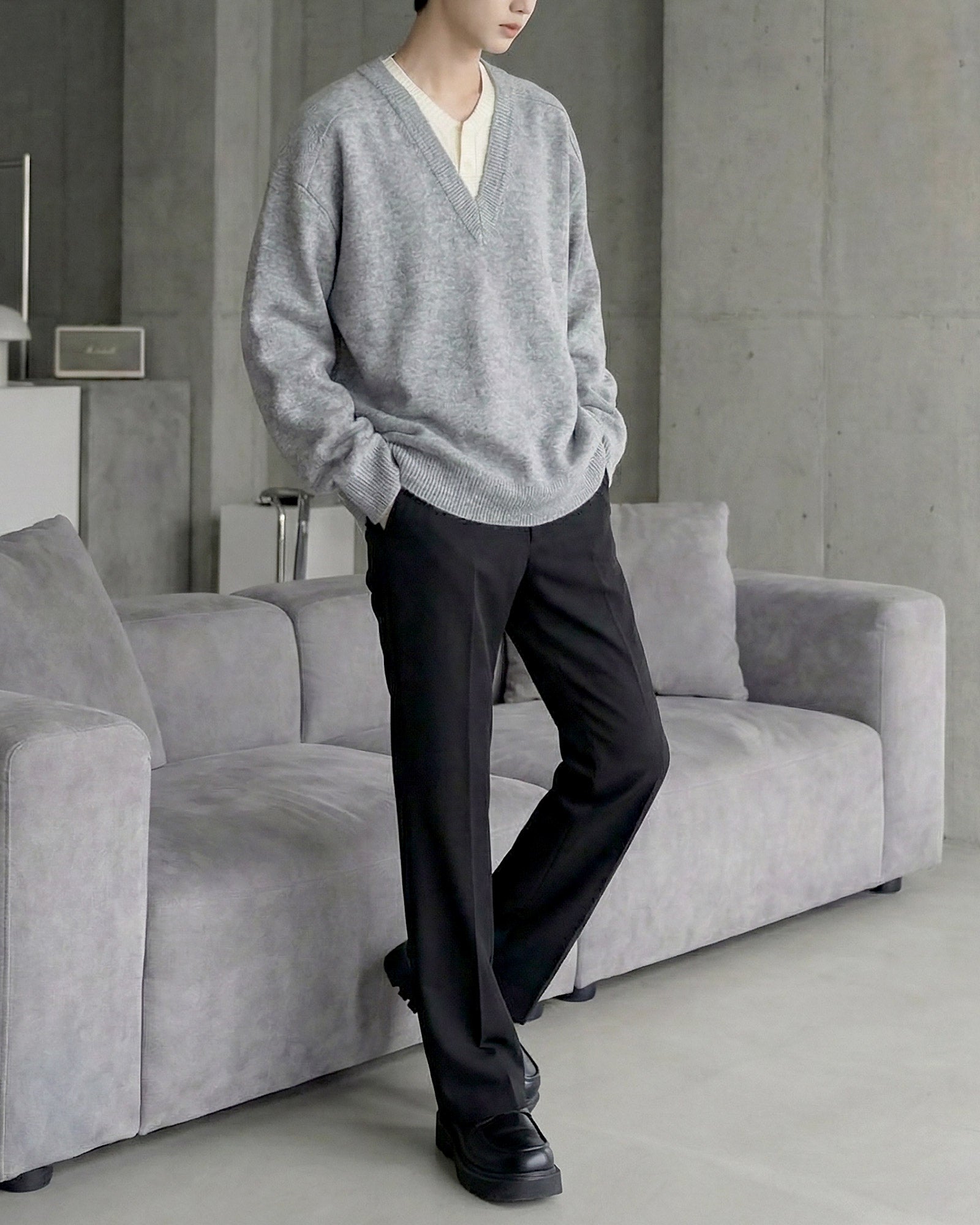 クラシックレイヤードニット Ot20146