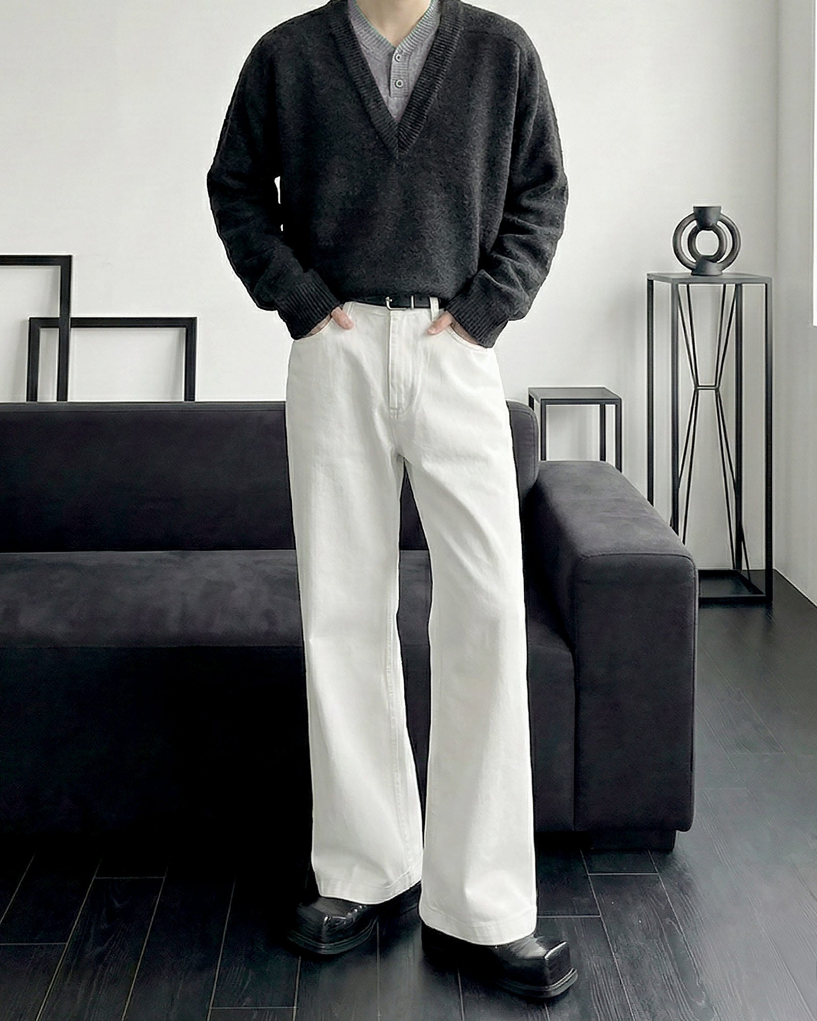 クラシックレイヤードニット Ot20146