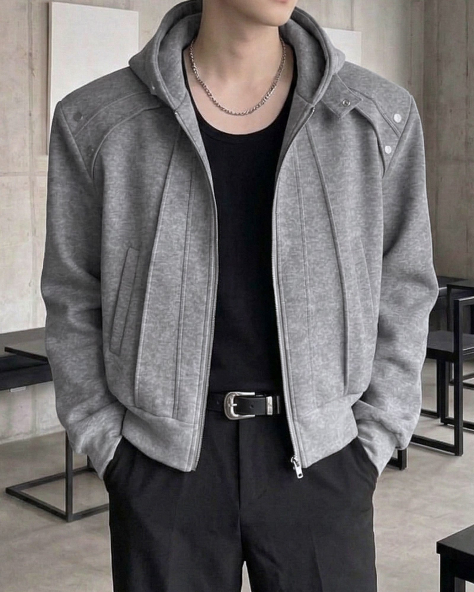 アーバンエッジジップアップパーカー Ot20156