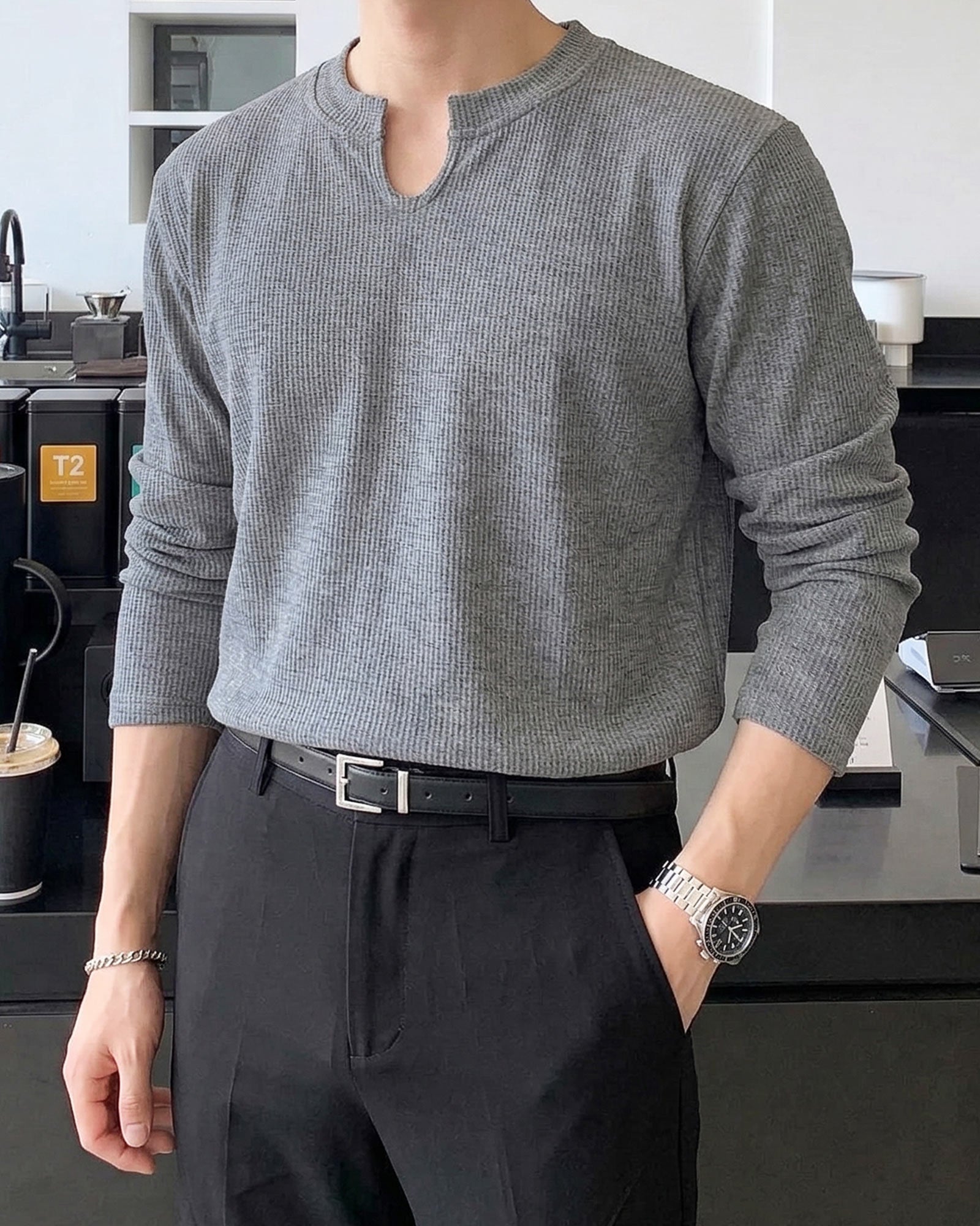 キーネックデザイントップス Ot20157