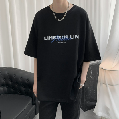 LINBBIN ロゴtシャツ Ot4716