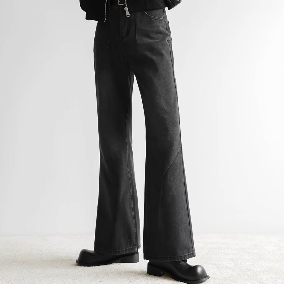 ルーズフレアワイドデニム Ot4693 | 韓国ファッションメンズ通販 ルーズフレアワイドデニム Ot4693 | 韓国ファッションメンズ通販