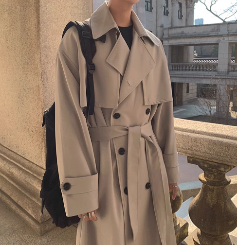 korean design trench coat Ot4842