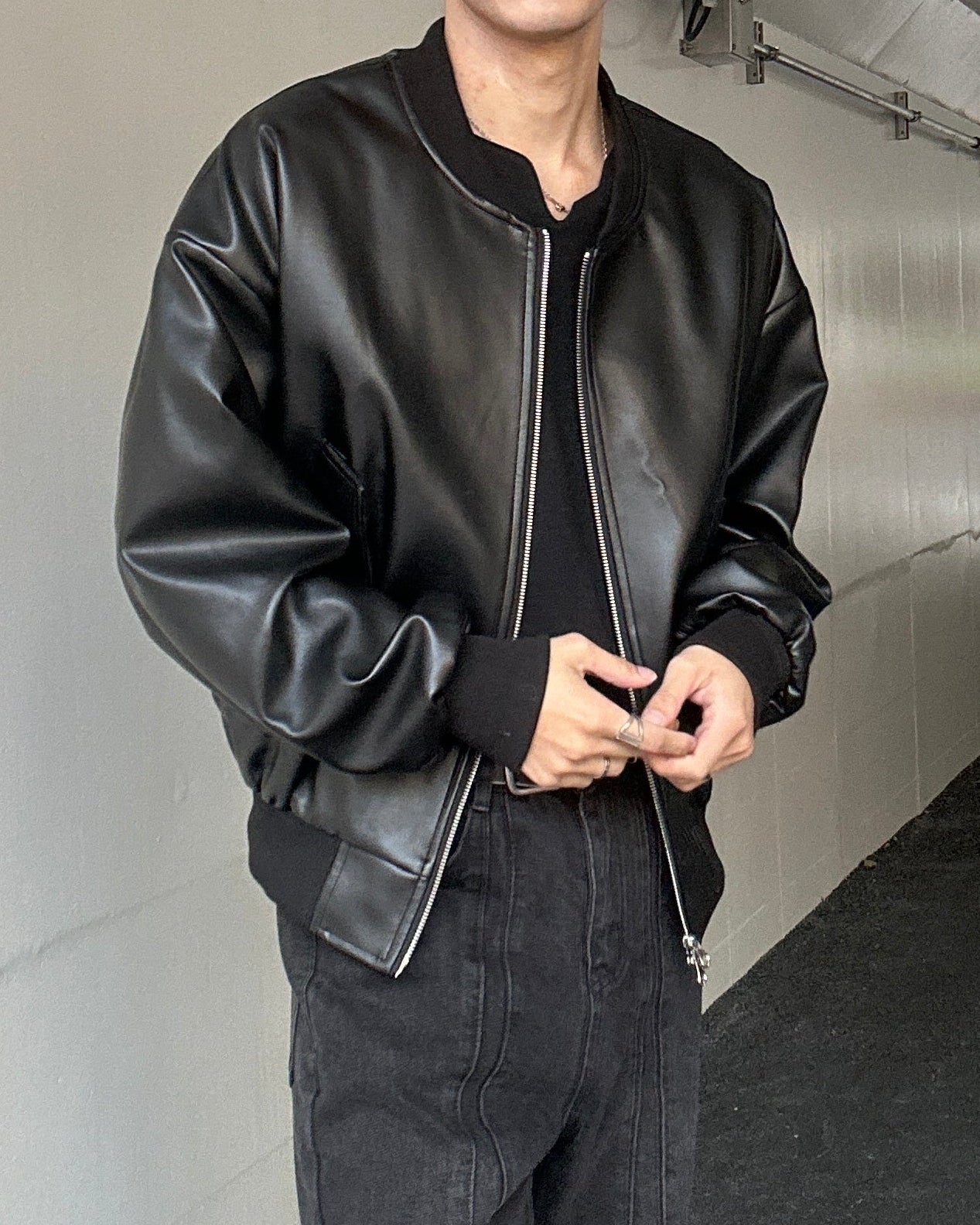 クールショートレザージャケット Ot30038