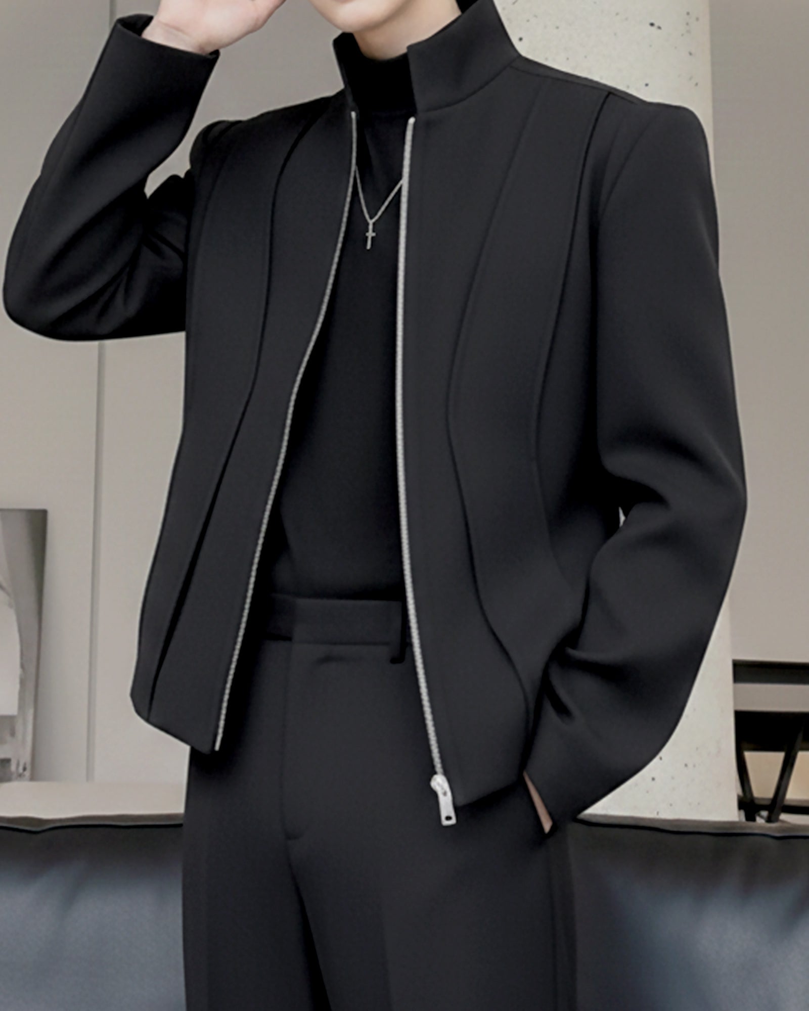 シグネチャーラインジップジャケット Ot30055