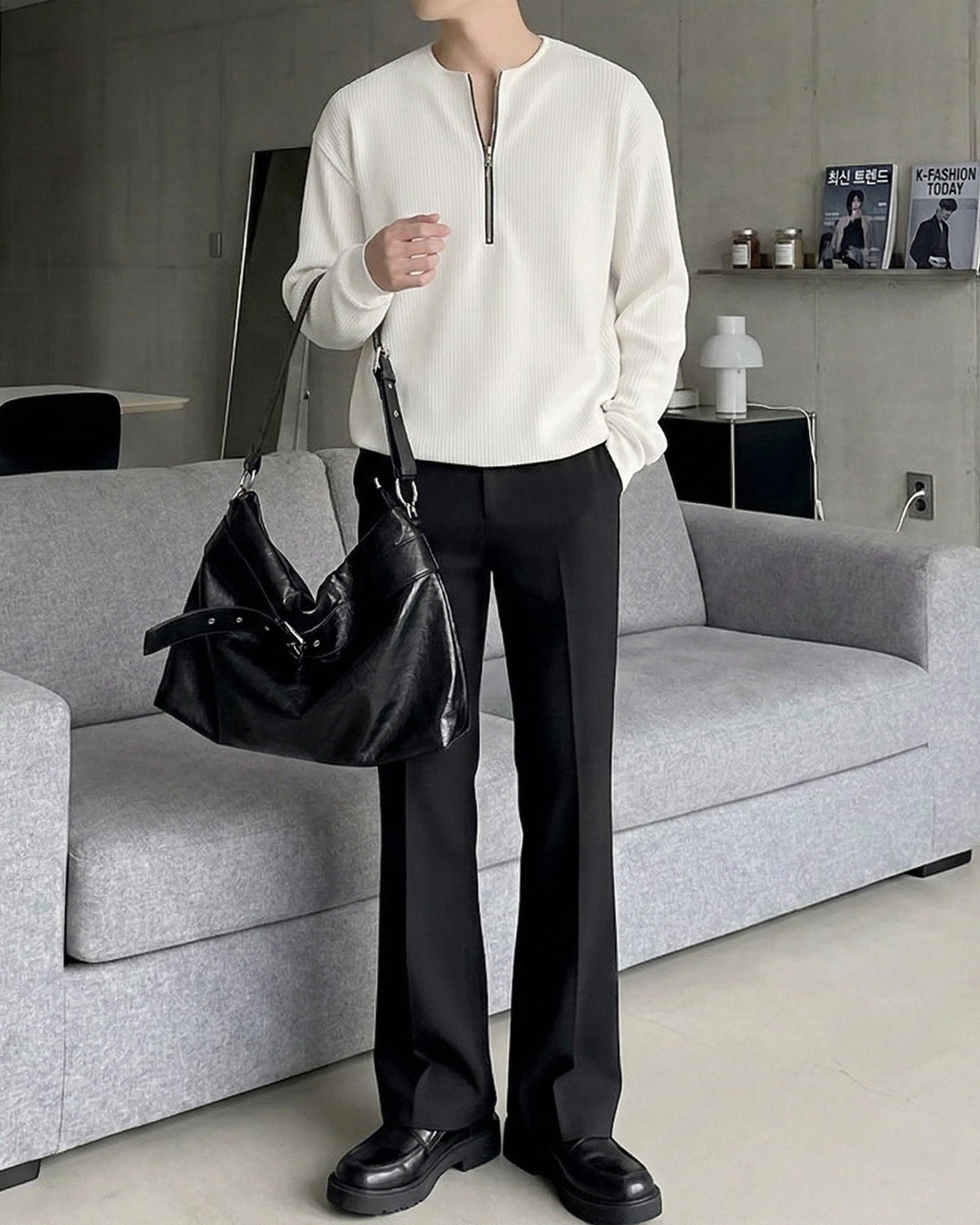 コリアンフロントベルトバッグ Ot40007