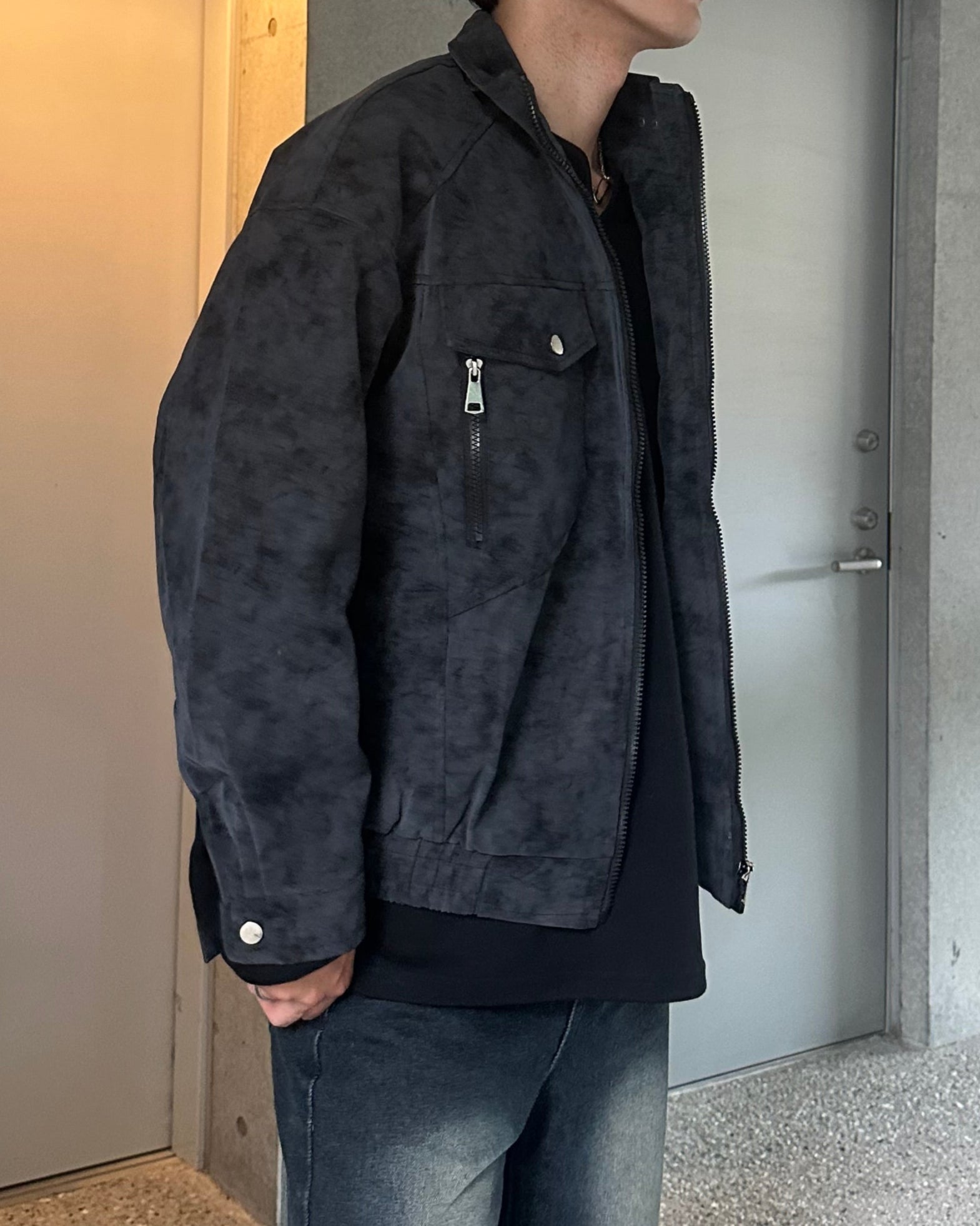 シャドウレザージャケット Ot30027