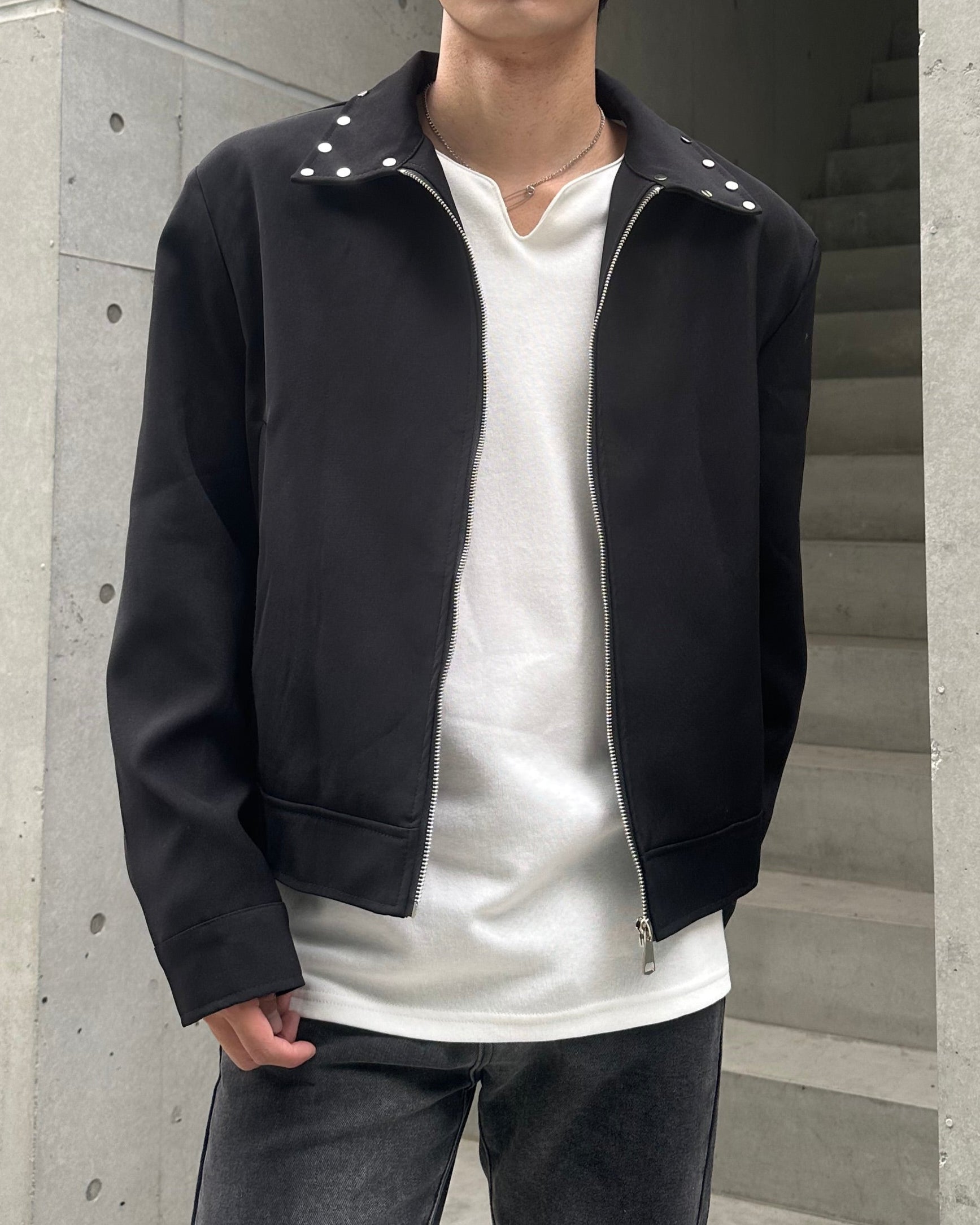 バイカラーシャギーカーディガン Ot4641