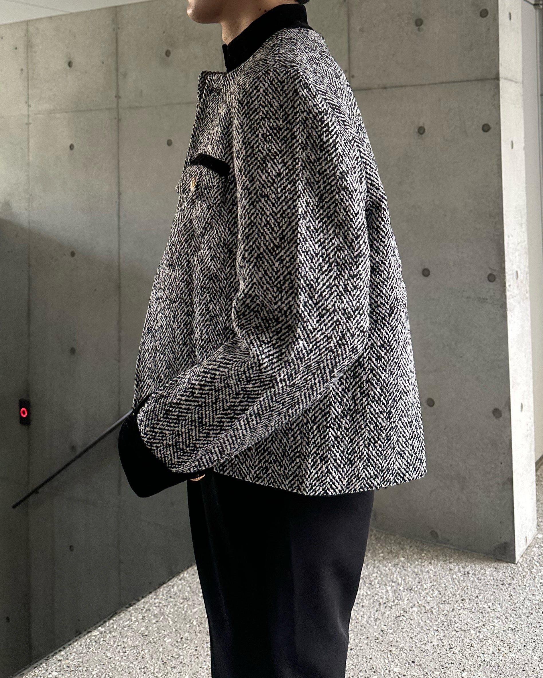 パイピングツイードジャケット Ot30012